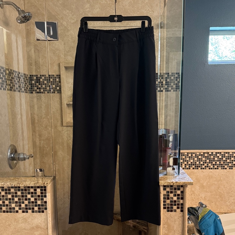 Beyond Yoga Black Wide Leg Pants